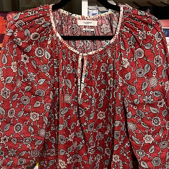Isabel Marant Paisley Print Long Sleeve Dress✨ - Picture 3 of 7
